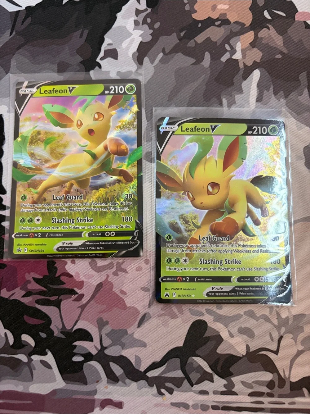 Leafeon V Character Lot Pokémon Ultra Rare Card Lot 🌿 | 2 Cards